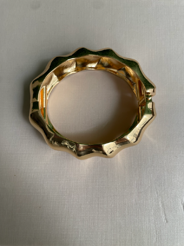 Bracelete Ana Dourado Ondulado - Imagem 2