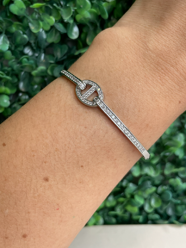 Bracelete Jane Ródio com Zircônias - Imagem 3