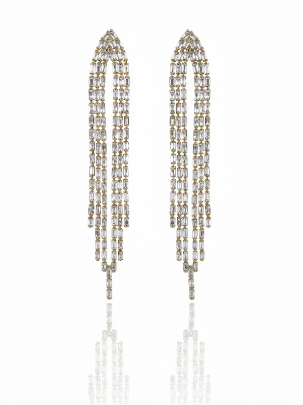 Brinco Amália (Cascata de Zircônias)