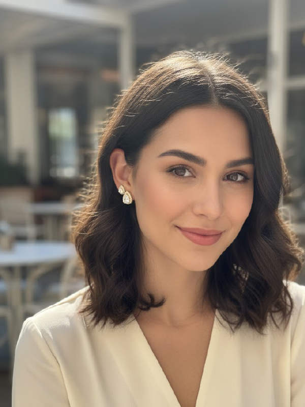 Brinco Dupla Ponto de Luz Samara - Imagem 2