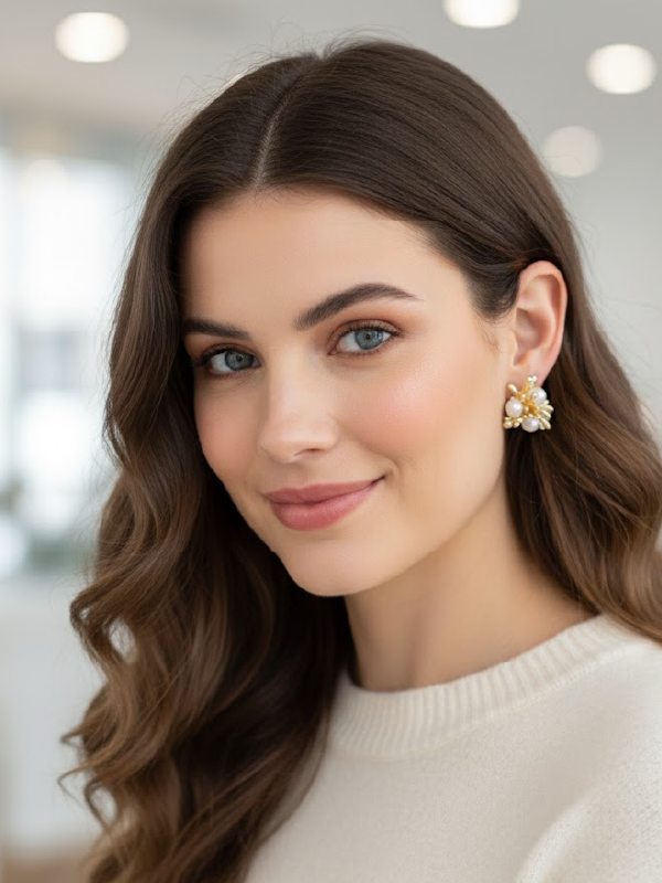 Brinco Karla - Argola Bold Texturizada - Imagem 3