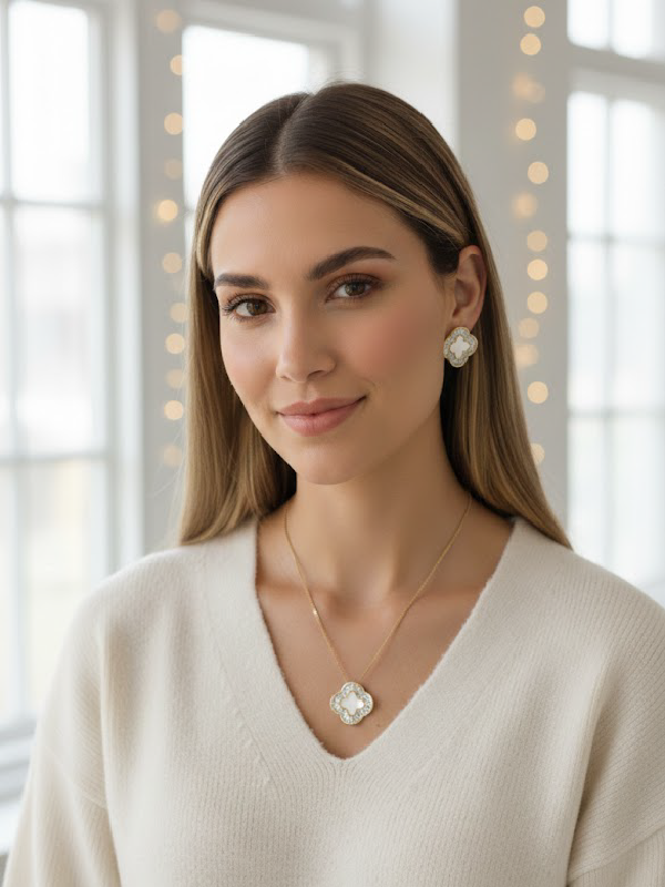 Conjunto Ana Paula (Trevo Madrepérola) - Imagem 3